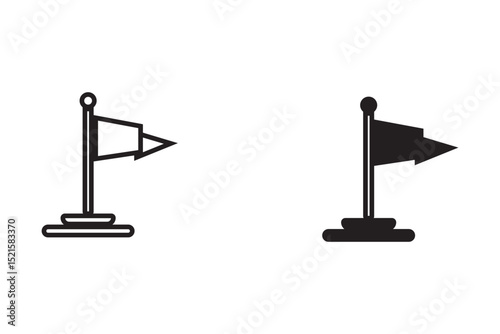 Flag icon set.Vector illustration
