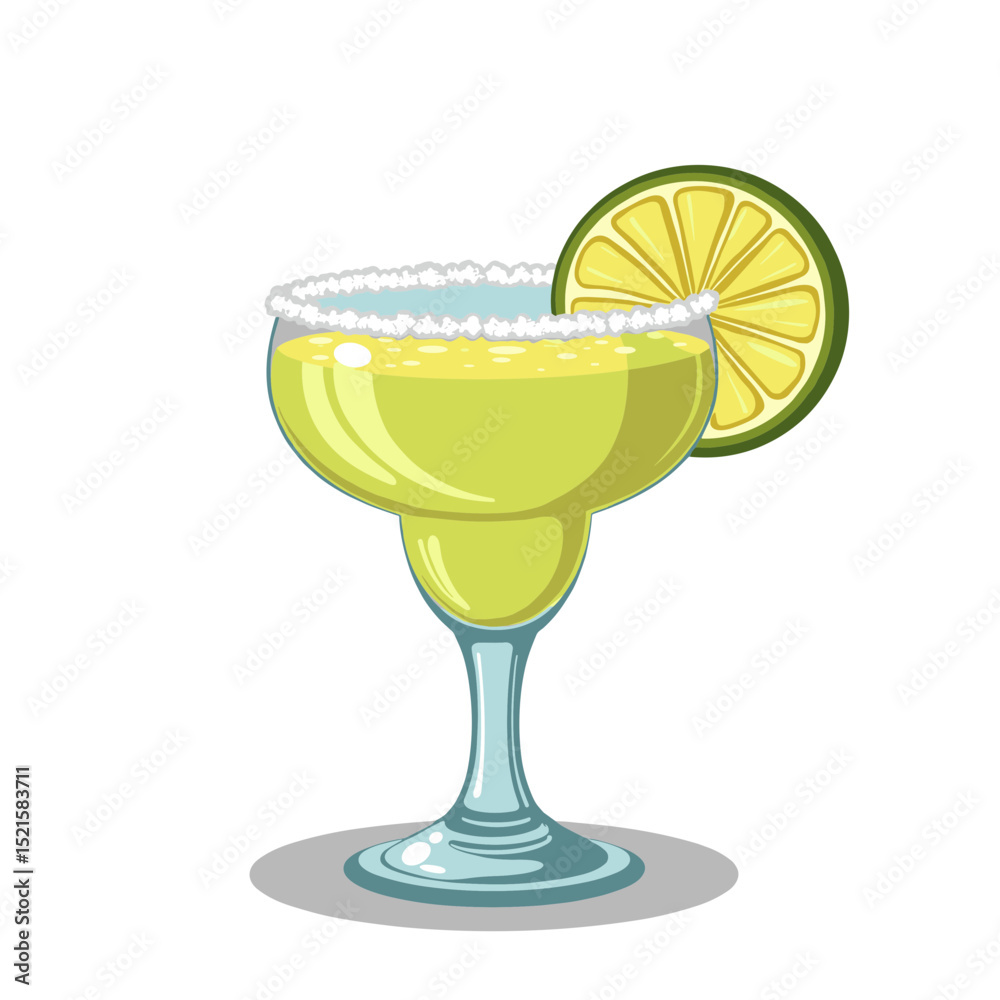 custom made wallpaper toronto digitalMargarita with salt rim vector, served in glass on transparent background, ideal for cocktail recipes, menus, bar art