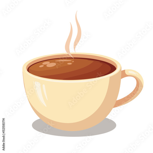 Rooibos tea mug vector, steaming beverage on transparent background, ideal for drink menus, culinary inspiration