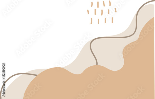 Pastel aesthetic corner vector