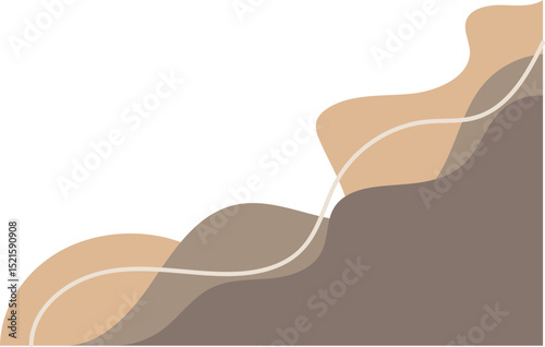 Pastel aesthetic corner vector