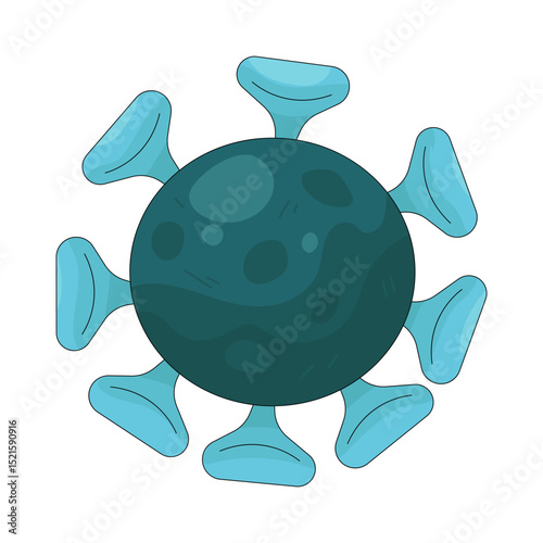 Illustration of virus