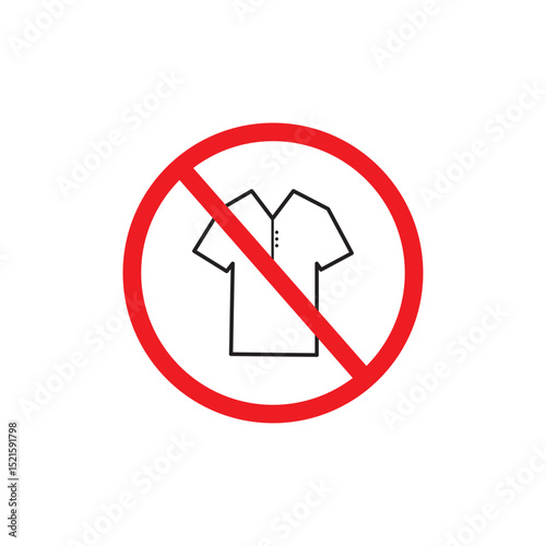 T-shirt sign icon. Clothes symbol.