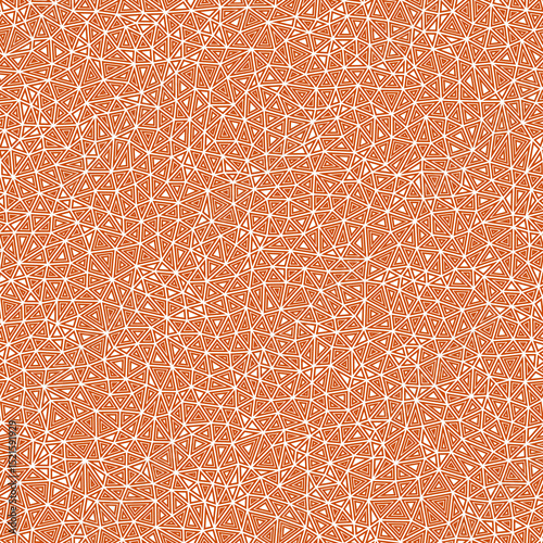 Triangle shapes background. Small triangles size. Multiple repeated inner triangles. Solid Color style. Repeatable pattern. Artistic vector tiles. Seamless vector illustration.