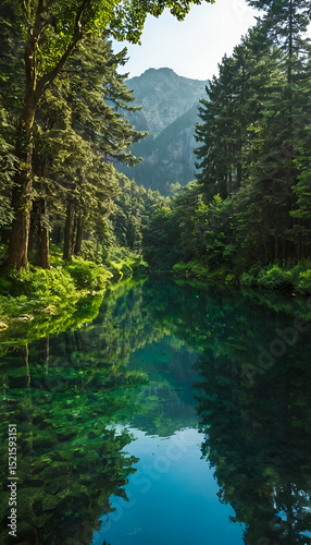 lake in the forest