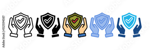 Protection Icon Element For Design