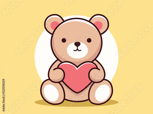 cute teddy bear hugging love, cute teddy bear doll smiling photo