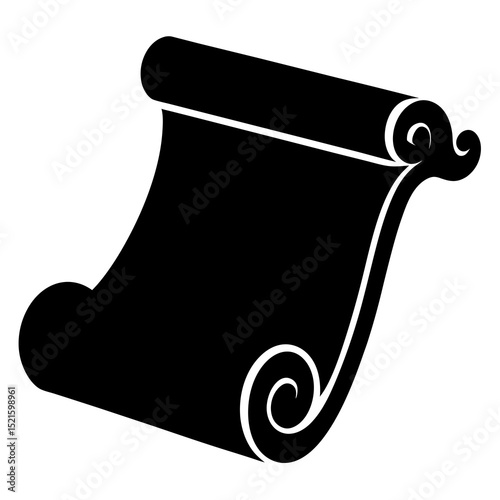 vector illustration of a vintage scroll