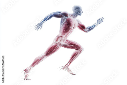 simplified diagram of human movement mechanics emphasizing biomechanics and neural networks