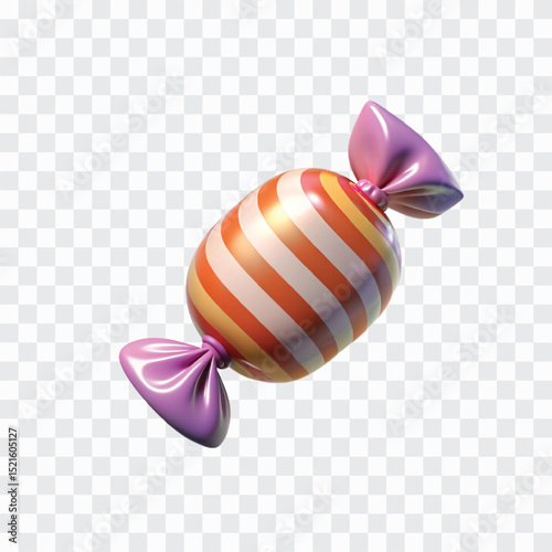 3D Toffee Candy Render PNG | Sweet Treat, Confectionery, Dessert Illustration