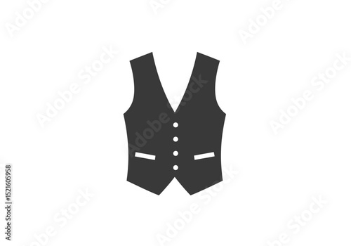 Flat Fashion Icon Set – Minimalist Men’s and Women’s Dress Outfits on White Background