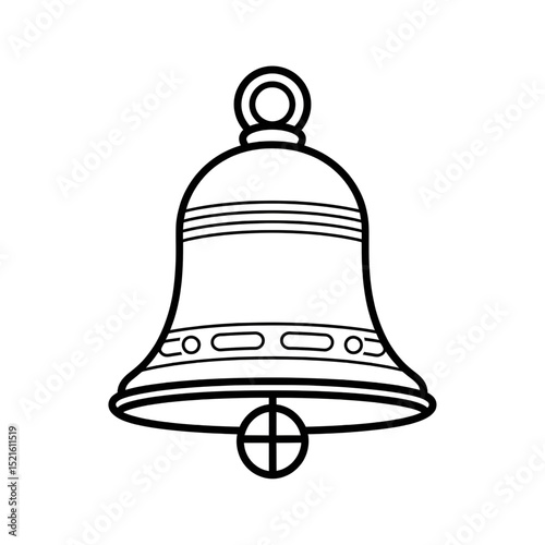 vector illustration of a bell icon