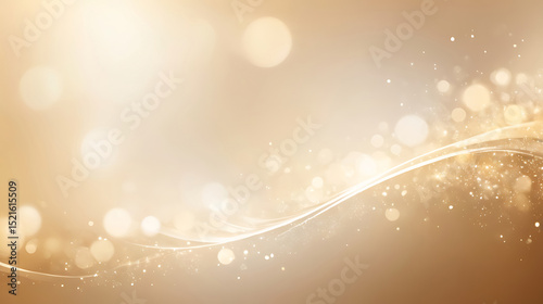 Soft brown abstract background with elegant light bokeh, smooth texture, modern design, gradient surface, stylish wallpaper and aesthetic pattern illustration - ai