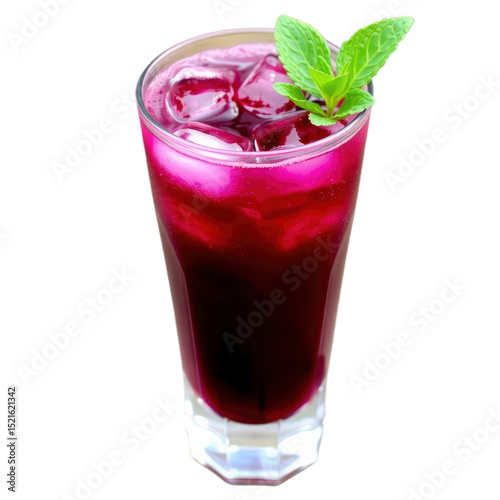 Wallpaper Mural red cocktail with mint with Transparent background PNG and JPEG image Torontodigital.ca
