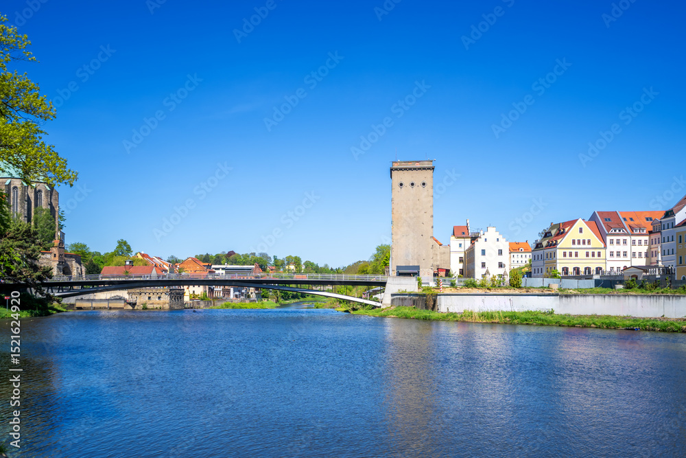 Obraz premium Blick auf Zgorzelec, Polen 
