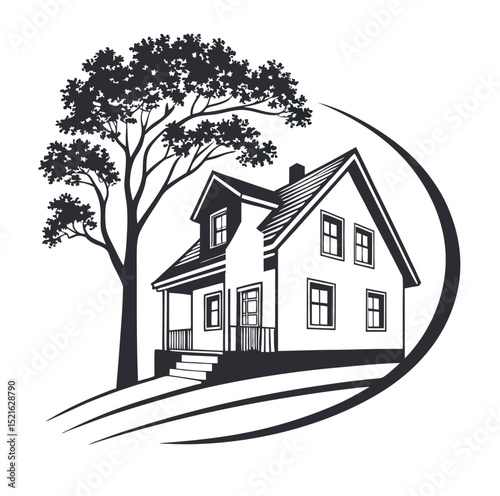house and tree