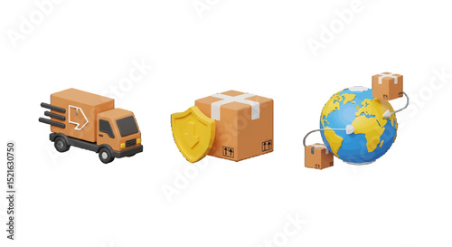 Global Shipping Logistics Secure Delivery and Worldwide Reach