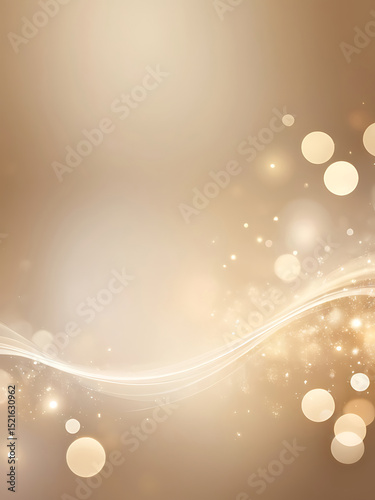 Soft brown abstract background with elegant light bokeh, smooth texture, modern design, gradient surface, stylish wallpaper and aesthetic pattern illustration - ai