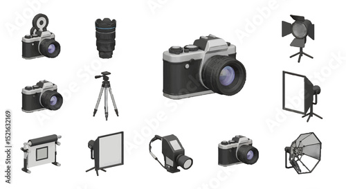 Studio Photography Equipment Collection for Professional Use