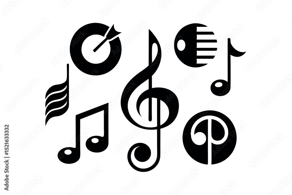Fototapeta premium Musical Notes and Symbols