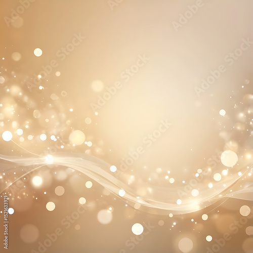 Soft brown abstract background with elegant light bokeh, smooth texture, modern design, gradient surface, stylish wallpaper and aesthetic pattern illustration - ai