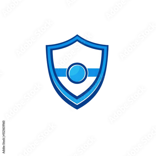 blue shield icon with Transparent background PNG and JPEG image