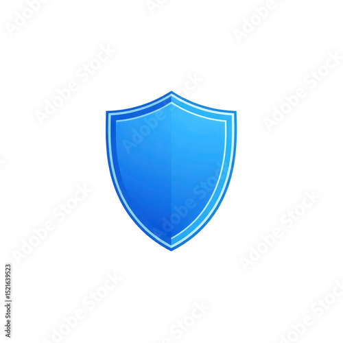 blue shield icon with Transparent background PNG and JPEG image