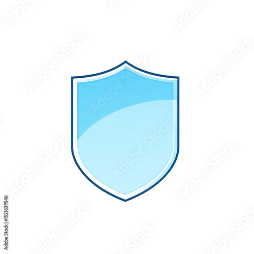 blue shield icon with Transparent background PNG and JPEG image
