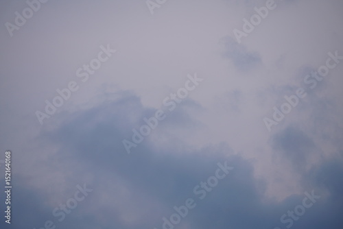 Cloudy Evening sky with soft decent colours photo