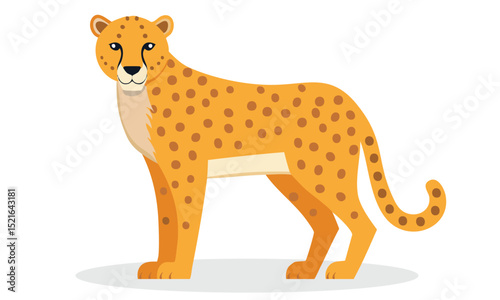 leopard vector illustration