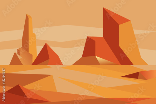 A stunning sunset over the Giza pyramids in the Egyptian desert, with a camel silhouetted against the orange sky