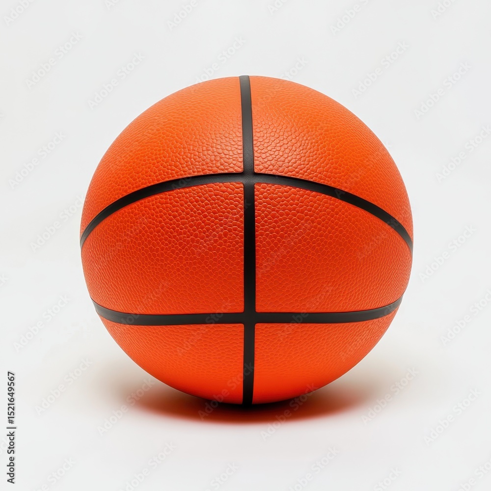 Fototapeta premium Orange basketball isolated on white background