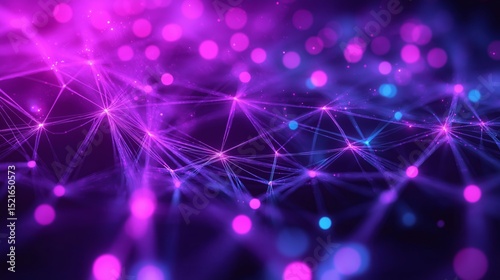 Abstract Neural Network Flow in Purple