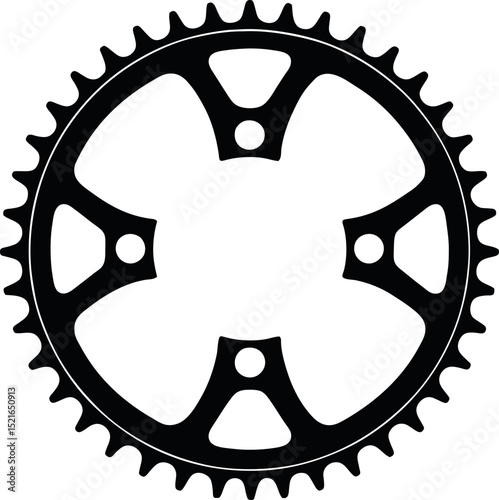 Bicycle Crank SVG Cut Files for Cricut & Silhouette 