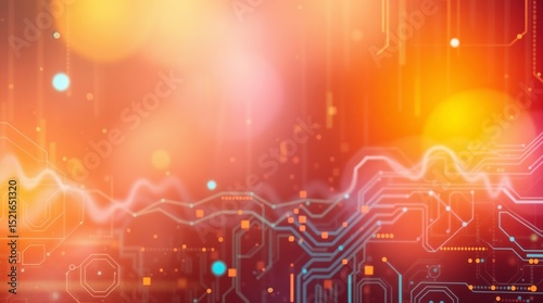 abstract futuristic data computer technology business background