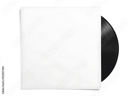 blank white paper and disc