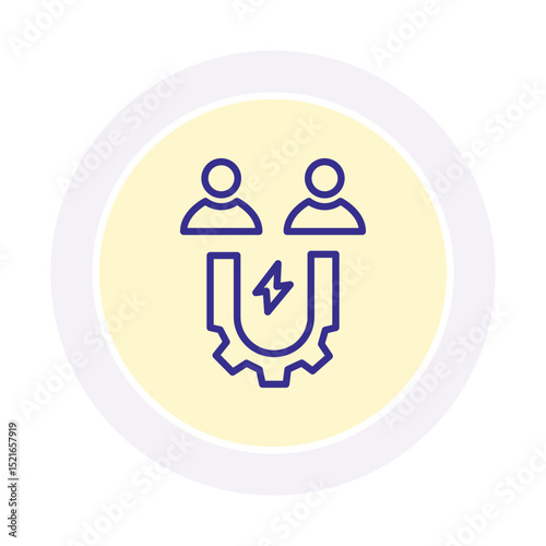 Customer Acquisition vector, pixel perfect, illustrator file   
