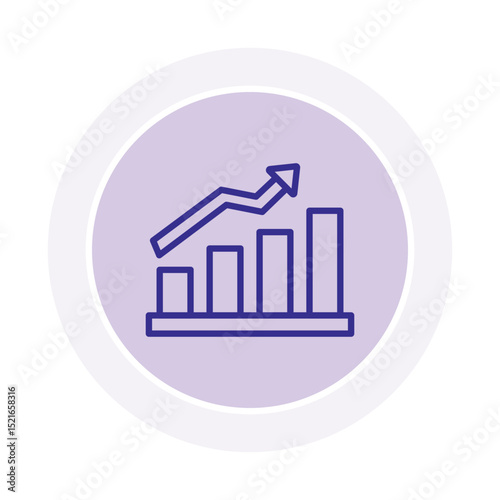 Growth Statistics vector, pixel perfect, illustrator file 

