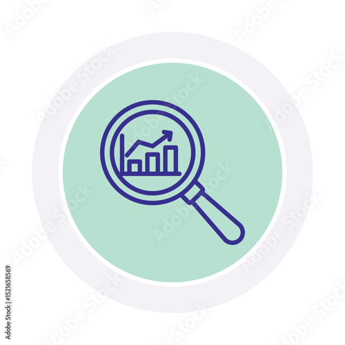 Market Research vector, pixel perfect, illustrator file  
