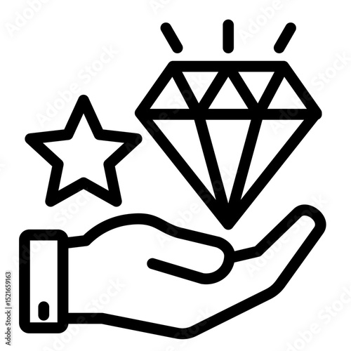 Value Proposition  Icon Element For Design	