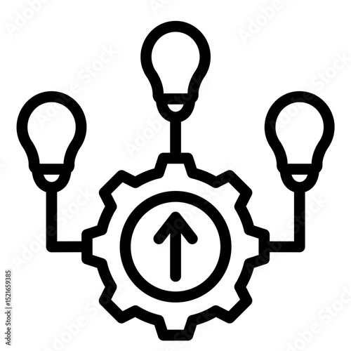 Innovation Engine  Icon Element For Design	