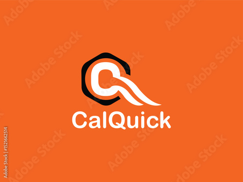 Modern monogram lettering logo design template 