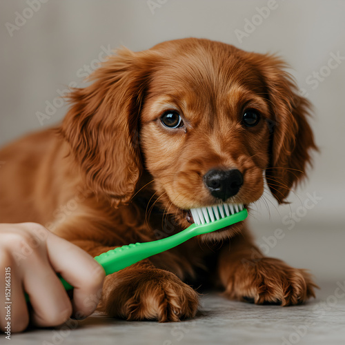 Puppy Teeth Cleaning Dog Dental Care Canine Oral Hygiene Pet Brushing Guide