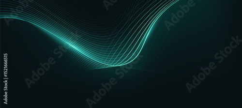 Technology digital flow background, modern tech banner, corporate business concept, hi-tech abstract background  for presentation business or tech event poster EPS 10