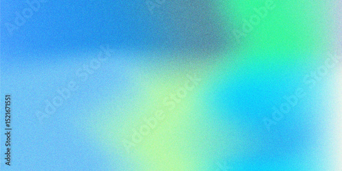 Abstract green blue grain gradation texture, vector green noise texture. Chaotic Noisy Effects and Vibrant Colors. Gradient Noisy Vector with Dynamic Color Transitions. pastel spring light blue gradie