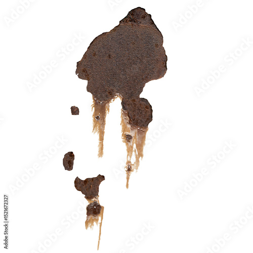 Rust Texture with Transparent Background – High Resolution Isolated Corrosion Surface

