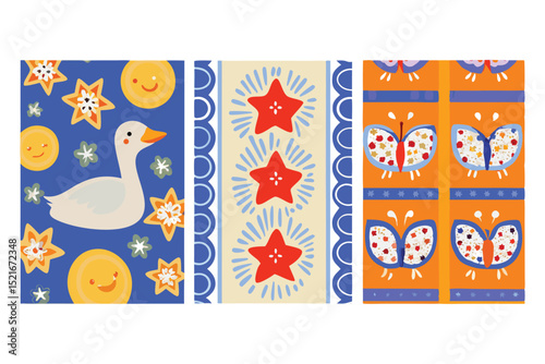 cute-art-posters-for-kids-room-wall--vector-illust.eps