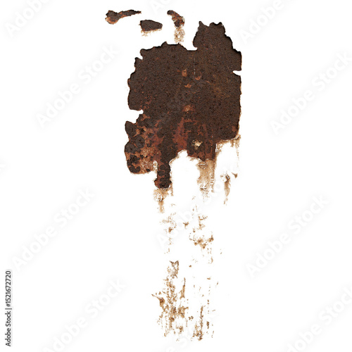 Rust Texture with Transparent Background – High Resolution Isolated Corrosion Surface

