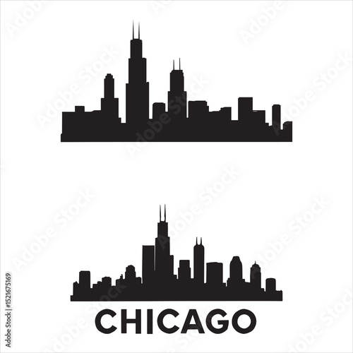 Chicago Skyline Silhouette