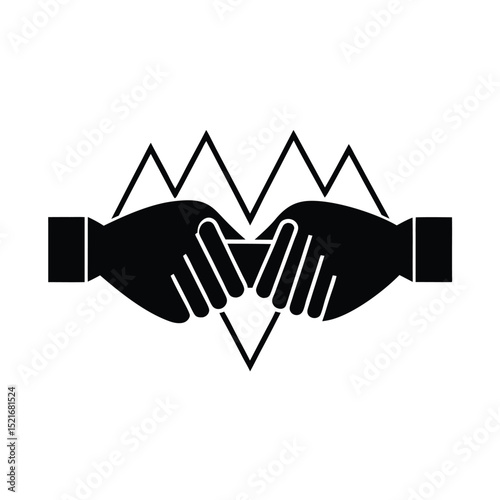 Soundwave Forming A Handshake
